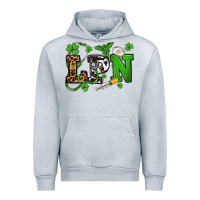 Heather Grey St. Patrick's Day LPN Urban Hoodie - OliviaCreatesArt
