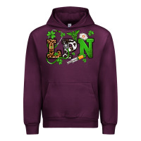 Mauve Wine St. Patrick's Day LPN Urban Hoodie - OliviaCreatesArt