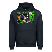 Navy St. Patrick's Day LPN Urban Hoodie - OliviaCreatesArt