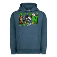 Pigment Midnight Navy St. Patrick's Day LPN Urban Hoodie - OliviaCreatesArt