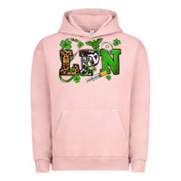 Pigment Salmon St. Patrick's Day LPN Urban Hoodie - OliviaCreatesArt