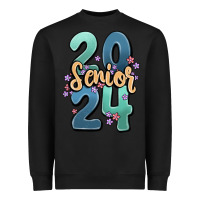 Black senior 2024 Heavyweight Sweatshirt - MaliasSmallBusiness