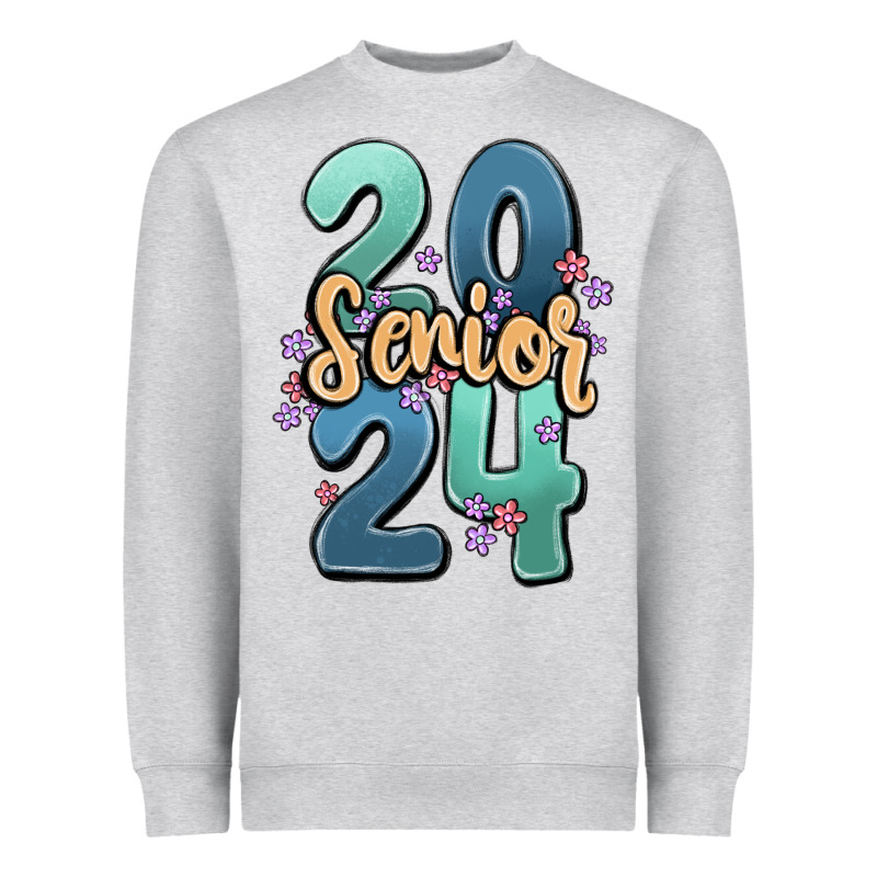 Senior 2024 Heavyweight Sweatshirt by MaliasSmallBusiness | Teevron