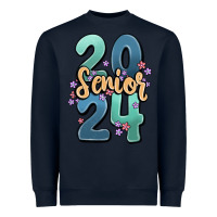 Navy senior 2024 Heavyweight Sweatshirt - MaliasSmallBusiness