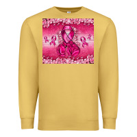 Antique Gold Breast Cancer with boxing gloves Premium Sweatshirt - NancyCooperArtShop