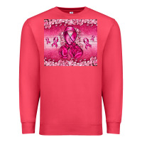 Cardinal Breast Cancer with boxing gloves Premium Sweatshirt - NancyCooperArtShop
