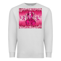 Dove Grey Breast Cancer with boxing gloves Premium Sweatshirt - NancyCooperArtShop