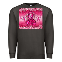Smoke Breast Cancer with boxing gloves Premium Sweatshirt - NancyCooperArtShop