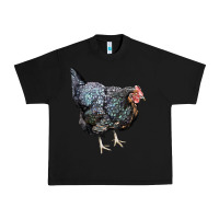 Black jersey giant chicken Urban Heavy Tee - LillyAllenDesigns
