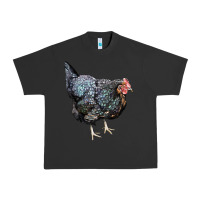Pigment Black jersey giant chicken Urban Heavy Tee - LillyAllenDesigns