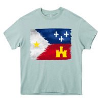 Arona louisiana flag background Heavy Core Tee - BarkalooDesign