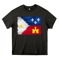 Asphalt louisiana flag background Heavy Core Tee - BarkalooDesign