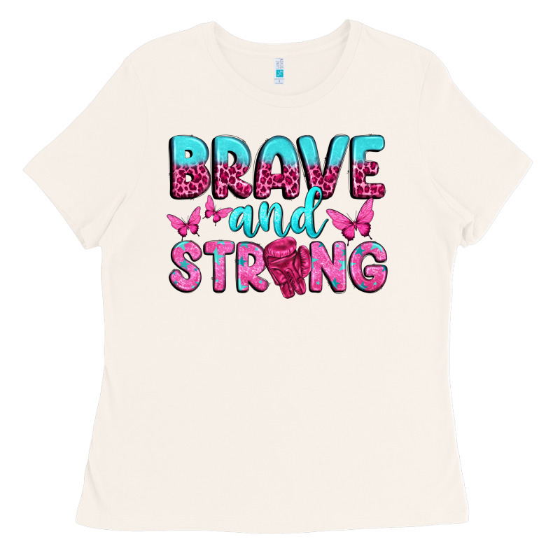 Brave And Strong Ladies Tee by texasbilliewilder | Teevron