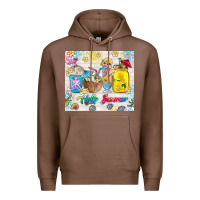 Chestnut hello summer coffee cups Premium Hoodie - TumblerDesignByShophia