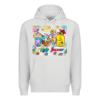 Dove Grey hello summer coffee cups Premium Hoodie - TumblerDesignByShophia
