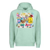 Seafoam hello summer coffee cups Premium Hoodie - TumblerDesignByShophia