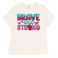Bone Brave and Strong Ladies Tee - texasbilliewilder