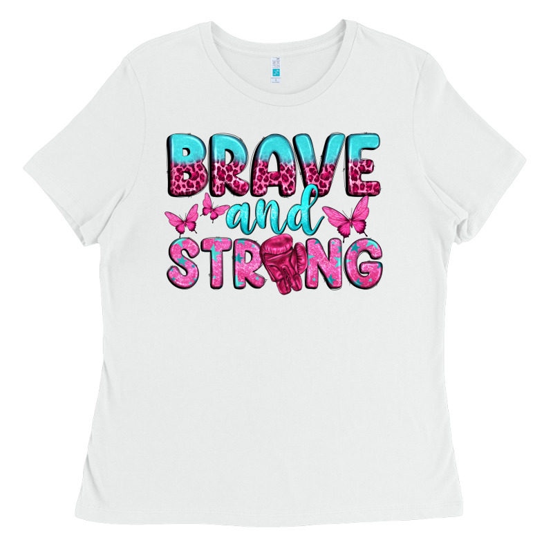 Brave And Strong Ladies Tee by texasbilliewilder | Teevron