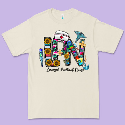 Lpn Licensed Practial Nurse Premium Tee Designed By Cowhidedigitalart