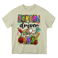 Mossy School driver bus Heavy Core Tee - CowhideDigitalArt
