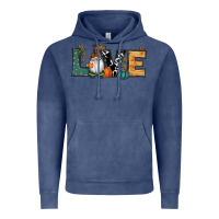 Vintage Denim Fall Love Gnome Vintage Hoodie - RanaPortraitStore