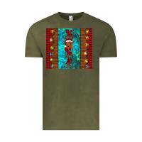Vintage Olive nana highland cow Christmas Vintage Tee - BarkalooDesign
