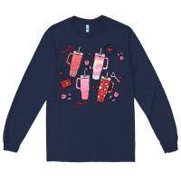 Navy cup disorder valentine's day Long Sleeve Tee - MaliasSmallBusiness