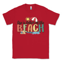 Red life is better at the beach Classic Tee - MaliasSmallBusiness