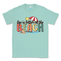 Seafoam life is better at the beach Classic Tee - MaliasSmallBusiness