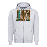 Heather Grey White Tailed Buck Fall Zipper Hoodie - LillyAllenDesigns