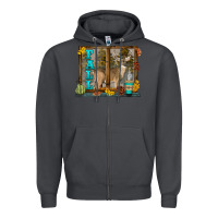 Smoke White Tailed Buck Fall Zipper Hoodie - LillyAllenDesigns