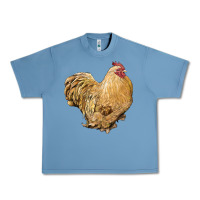 Pebble Blue cochin rooster Urban Heavy Tee - LillyAllenDesigns