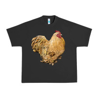 Pigment Black cochin rooster Urban Heavy Tee - LillyAllenDesigns