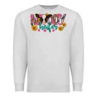 Dove Grey Moody Heifer Mother's Day Premium Sweatshirt - texasbilliewilder