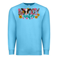 Ocean Blue Moody Heifer Mother's Day Premium Sweatshirt - texasbilliewilder