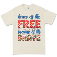 Bone home of the free because of the brave Premium Tee - HRA Design Shop