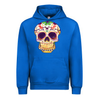 Cobalt Cinco de mayo skull Urban Hoodie - FaDigitalArtStudio
