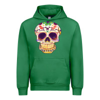 Emerald Cinco de mayo skull Urban Hoodie - FaDigitalArtStudio