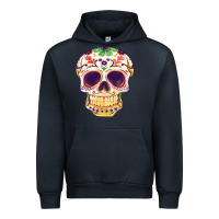 Navy Cinco de mayo skull Urban Hoodie - FaDigitalArtStudio