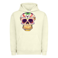 Pigment Pistachio Cinco de mayo skull Urban Hoodie - FaDigitalArtStudio