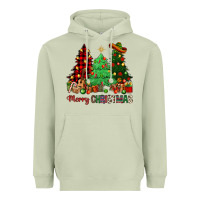 Matcha merry christmas trees Heavyweight Hoodie - NancyCooperArtShop