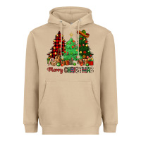 Mushroom merry christmas trees Heavyweight Hoodie - NancyCooperArtShop