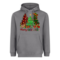 Storm merry christmas trees Heavyweight Hoodie - NancyCooperArtShop