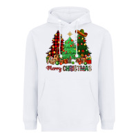 White merry christmas trees Heavyweight Hoodie - NancyCooperArtShop