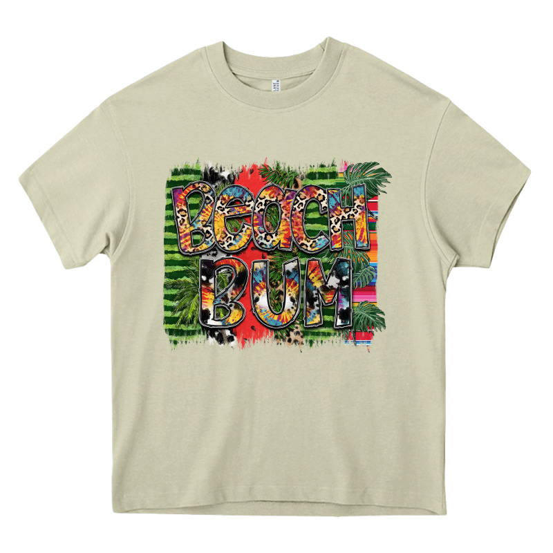 Beach Bum Heavy Core Tee by SublimationCraftShop | Teevron