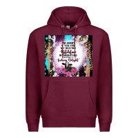 Burgundy i'm sorry if you find my resting bitchface intimid Premium Hoodie - TumblerDesignByShophia