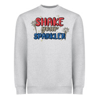 Heather Grey 4th of july america shake your sparkler Heavyweight Sweatshirt - MaliasSmallBusiness