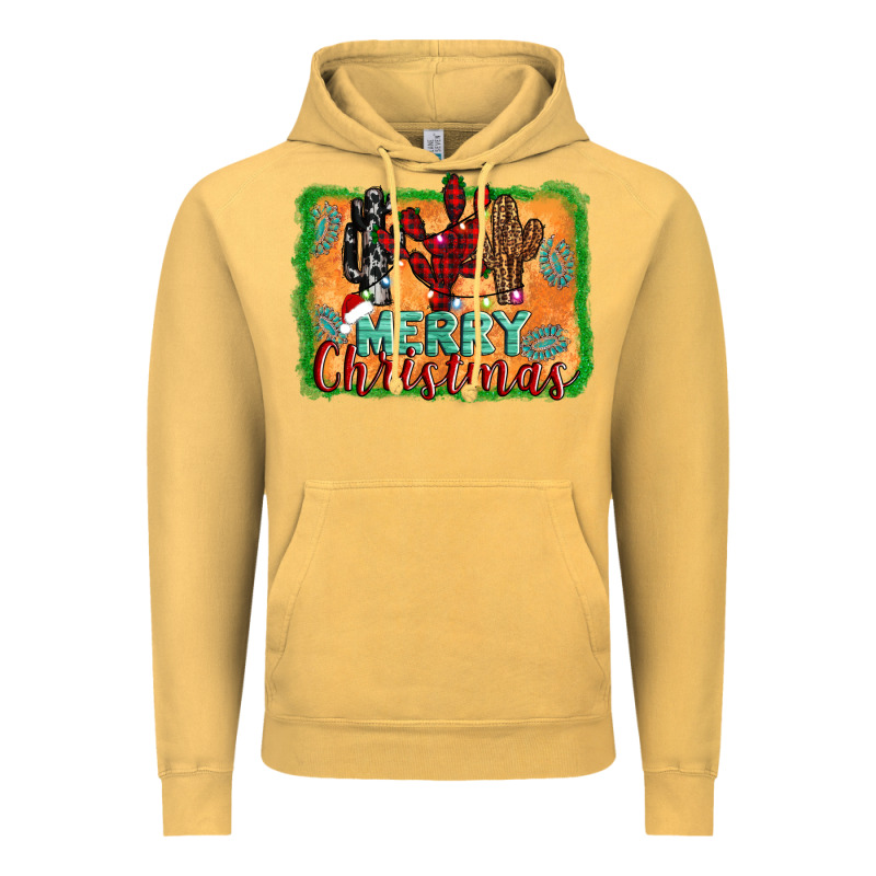 Merry Christmas Cactus Vintage Hoodie by AdoDesignShop | Teevron