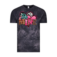 Cloud Black valentines day western hearts be mine Vintage Tee - Jasminsmagicworld