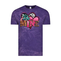Cloud Purple valentines day western hearts be mine Vintage Tee - Jasminsmagicworld